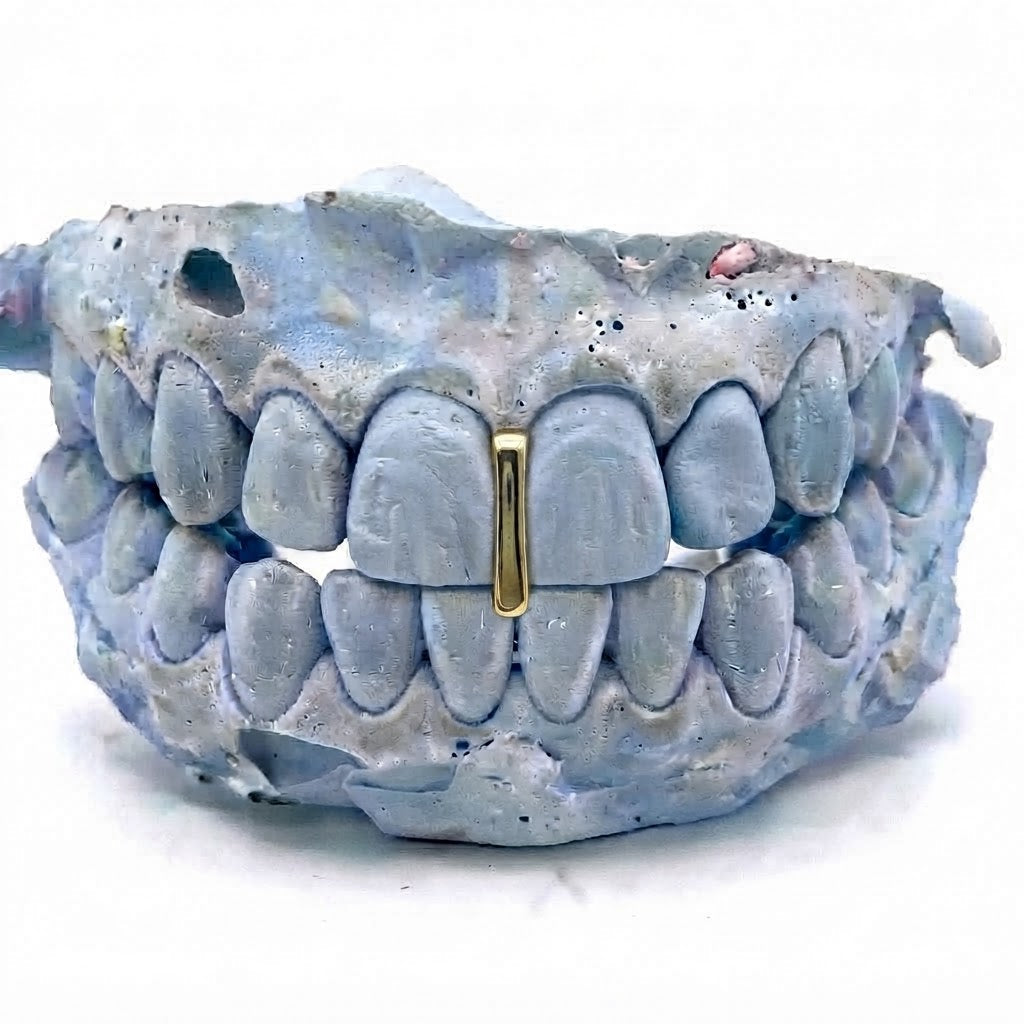 Single Cap - Gold Grillz Top - Gap Filler