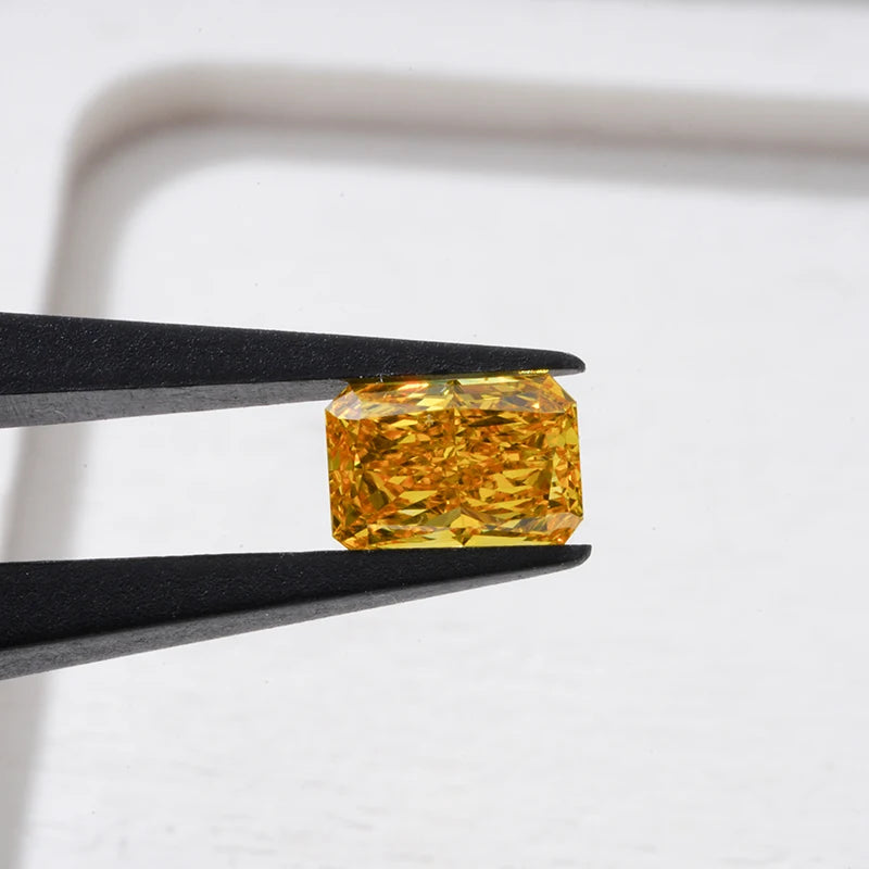 Diamant Gelb Radiant Cut 0.5ct | IGI Zertifiziert