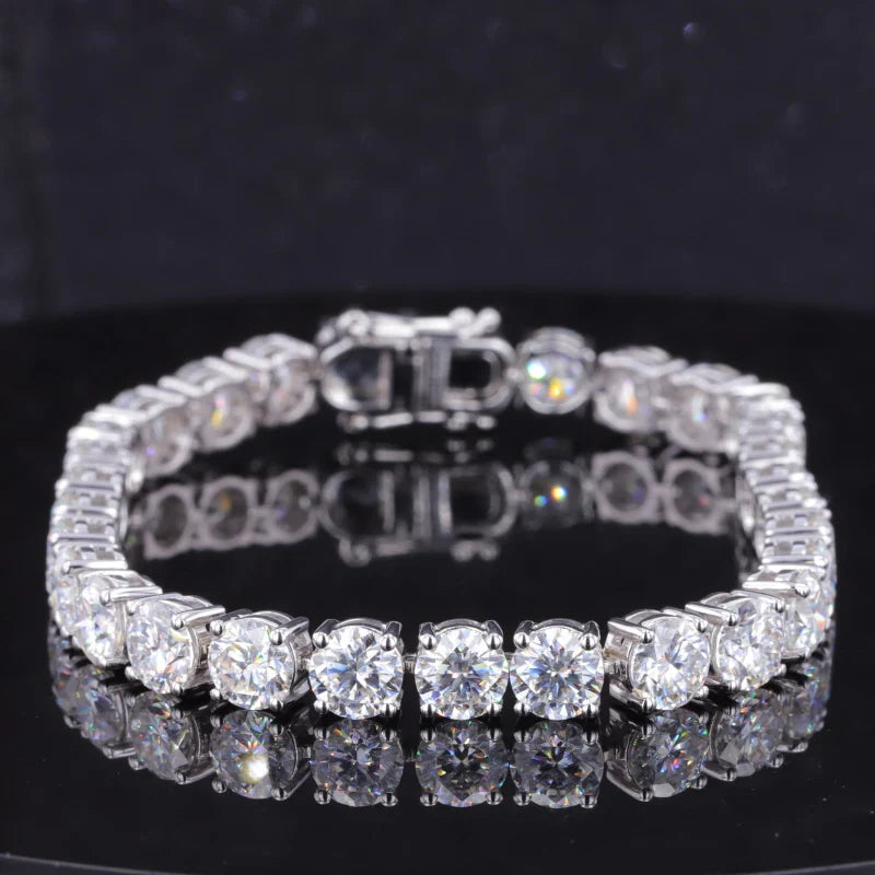 Tennisarmband Diamant 10K Weißgold | 6mm