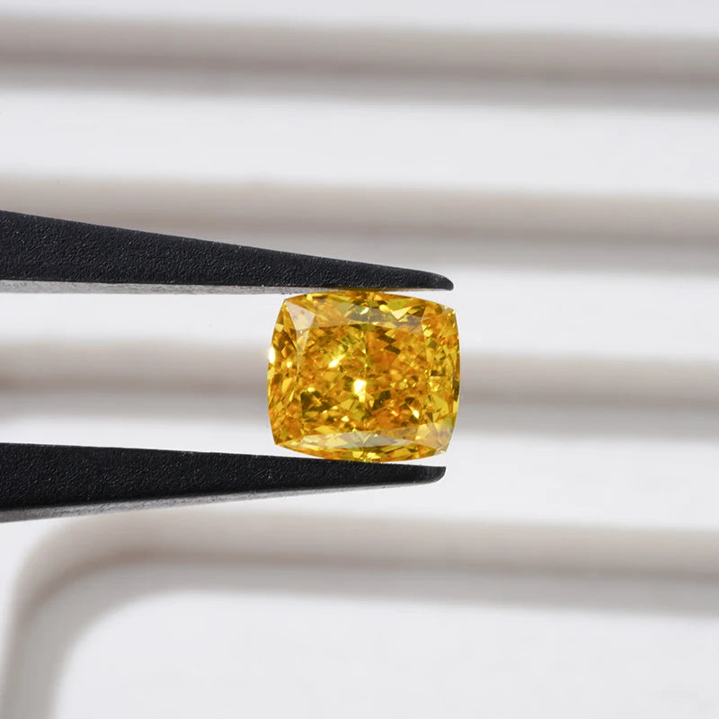 Diamant Gelb Radiant Cut 0.5ct | IGI Zertifiziert