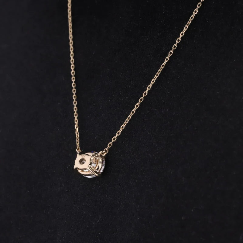 Diamant Halskette Oval 1-3ct | 14K Gold IGI