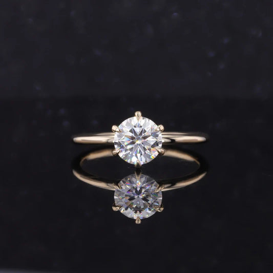 Diamant Ring 1ct 10-18K Gold | Verlobungsring