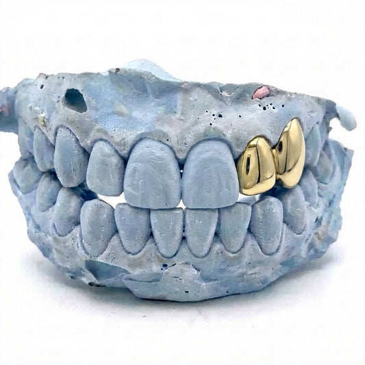 Zweier Cap - Gold Grillz TOP  Version 2