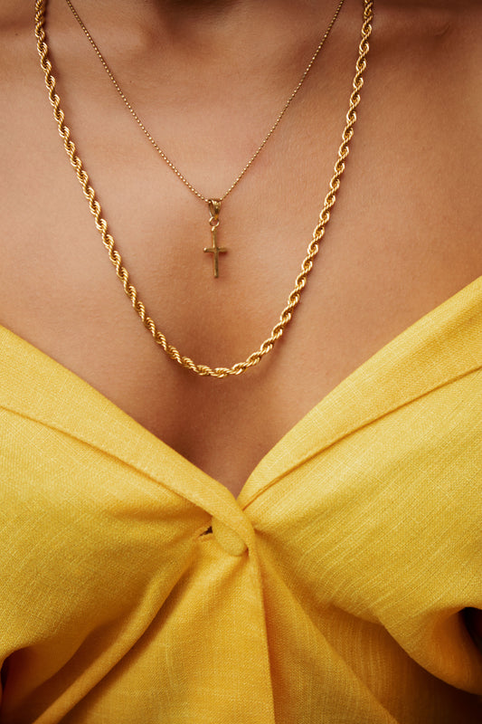 Kette 3,3mm Kordelkette 9Kt GOLD 45cm