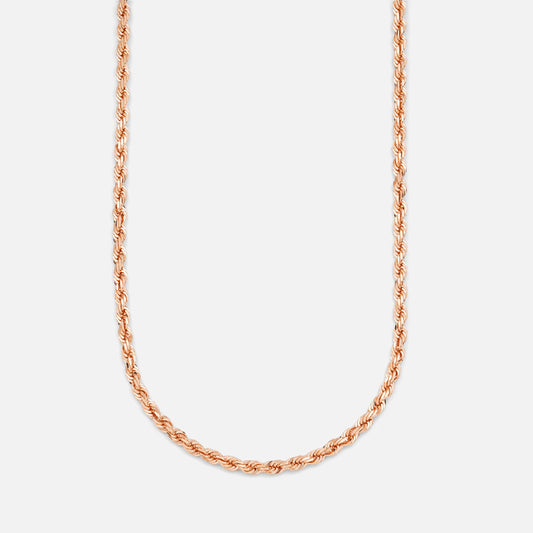 Armband 2mm Kordelkette 9Kt GOLD 19cm